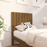 Testiera per Letto ambra 80,5x4x100cm in Legno Massello di Pino