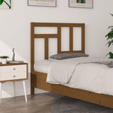 Testiera per Letto ambra 80,5x4x100cm in Legno Massello di Pino