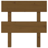 Testiera per Letto ambra 103,5x3x81cm in Legno Massello di Pino