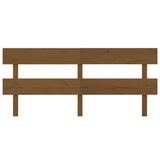 Testiera per Letto ambra 204x3x81 cm in Legno Massello di Pino