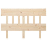 Testiera per Letto 143,5x3x81 cm in Legno Massello di Pino