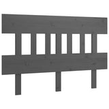 Testiera per Letto Grigia 153,5x3x81 cm Legno Massello di Pino