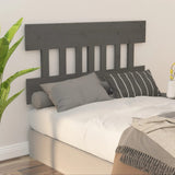 Testiera per Letto Grigia 153,5x3x81 cm Legno Massello di Pino