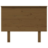 Testiera per Letto ambra 104x6x82,5cm in Legno Massello di Pino