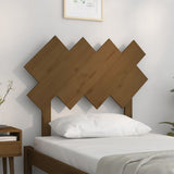Testiera per Letto Ambra 92x3x81 cm in Legno Massello di Pino