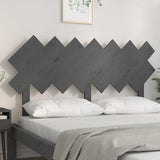 Testiera per Letto Bianca 151,5x3x81 cm Legno Massello di Pino