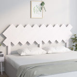 Testiera per Letto Bianca 178x3x80,5 cm Legno Massello di Pino