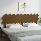 Testiera per Letto Ambra 196x3x80,5cm in Legno Massello di Pino