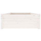 Giroletto Bianco con Cassetti 75x190 cm Small Single