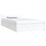 Giroletto Bianco con Cassetti 90x190 cm Single
