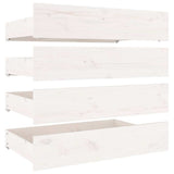 Giroletto con Cassetti Bianco 120x200 cm