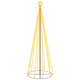 Albero di Natale a Cono Bianco Caldo 310 LED 100x300 cm