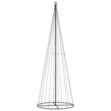 Albero di Natale a Cono Bianco Caldo 732 LED 160x500 cm