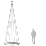 Albero di Natale a Cono Bianco Caldo 732 LED 160x500 cm