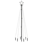 Albero di Natale con Puntale Colorato 108 LED 180 cm