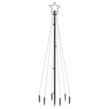Albero di Natale con Puntale Colorato 108 LED 180 cm