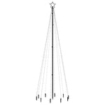 Albero di Natale con Puntale Bianco Caldo 310 LED 300 cm