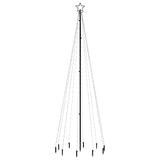 Albero di Natale con Puntale Bianco Caldo 310 LED 300 cm