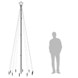 Albero di Natale con Puntale Bianco Caldo 310 LED 300 cm