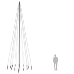 Albero di Natale con Puntale Blu 1134 LED 800 cm