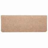 Tappetini Autoadesivi per Scale 15 pz 65x24,5x3,5 cm Beige