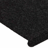 Tappetini Autoadesivi per Scale 15 pz 65x24,5x3,5 cm Nero