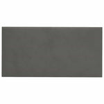 Pannelli Murali 12 pz Grigio Scuro 30x15 cm Velluto 0,54 m