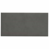 Pannelli Murali 12 pz Grigio Scuro 30x15 cm Velluto 0,54 m