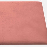 Pannelli Murali 12 pz Rosa 30x15 cm Velluto 0,54 m