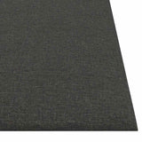 Pannelli Murali 12 pz Grigio Scuro 30x30 cm in Tessuto 1,08 m