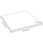Pannelli Murali 12 pz Neri 30x30 cm in Tessuto 1,08 m