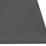Pannelli Murali 12 pz Grigio 60x15 cm Similpelle 1,08 m
