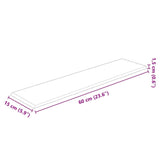 Pannelli Murali 12 pz Grigio 60x15 cm Similpelle 1,08 m