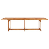 Set da Pranzo per Giardino 11 pz con Cuscini Grigio