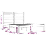 Giroletto senza Materasso Ambra in Legno di Pino 200x200 cm