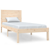 Giroletto senza Materasso 90x200 cm in Legno Massello di Pino