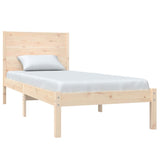Giroletto senza Materasso 90x200 cm in Legno Massello di Pino