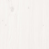 Giroletto senza Materasso Bianco 100x200 cm Legno Massello Pino