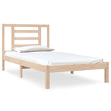 Letto senza Materasso 90x190 cm in Legno Massello di Pino