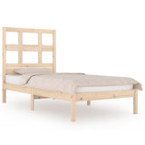 Letto senza Materasso 90x190 cm in Legno Massello di Pino