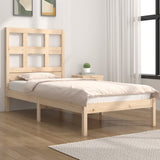 Letto senza Materasso 90x190 cm in Legno Massello di Pino