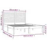 Giroletto in Legno Massello 150x200 cm King Size