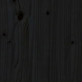 Giroletto in Legno Massello Nero 75x190 cm Small Single