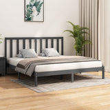 Giroletto Grigio in Legno Massello di Pino 200x200 cm
