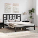 Giroletto Nero in Legno Massello 140x190 cm