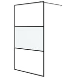Parete Doccia Walk in 115x195 cm Vetro Semi Smerigliato ESG