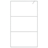 Parete Doccia Walk in Argento 115x195 cm Vetro Trasparente ESG