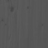 Giroletto in Legno Massello Grigio 75x190 cm Small Single