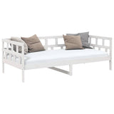 Dormeuse Bianca in Legno Massello di Pino 90x200 cm
