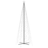 Albero di Natale a Cono Bianco Freddo 1400 LED 160x500 cm